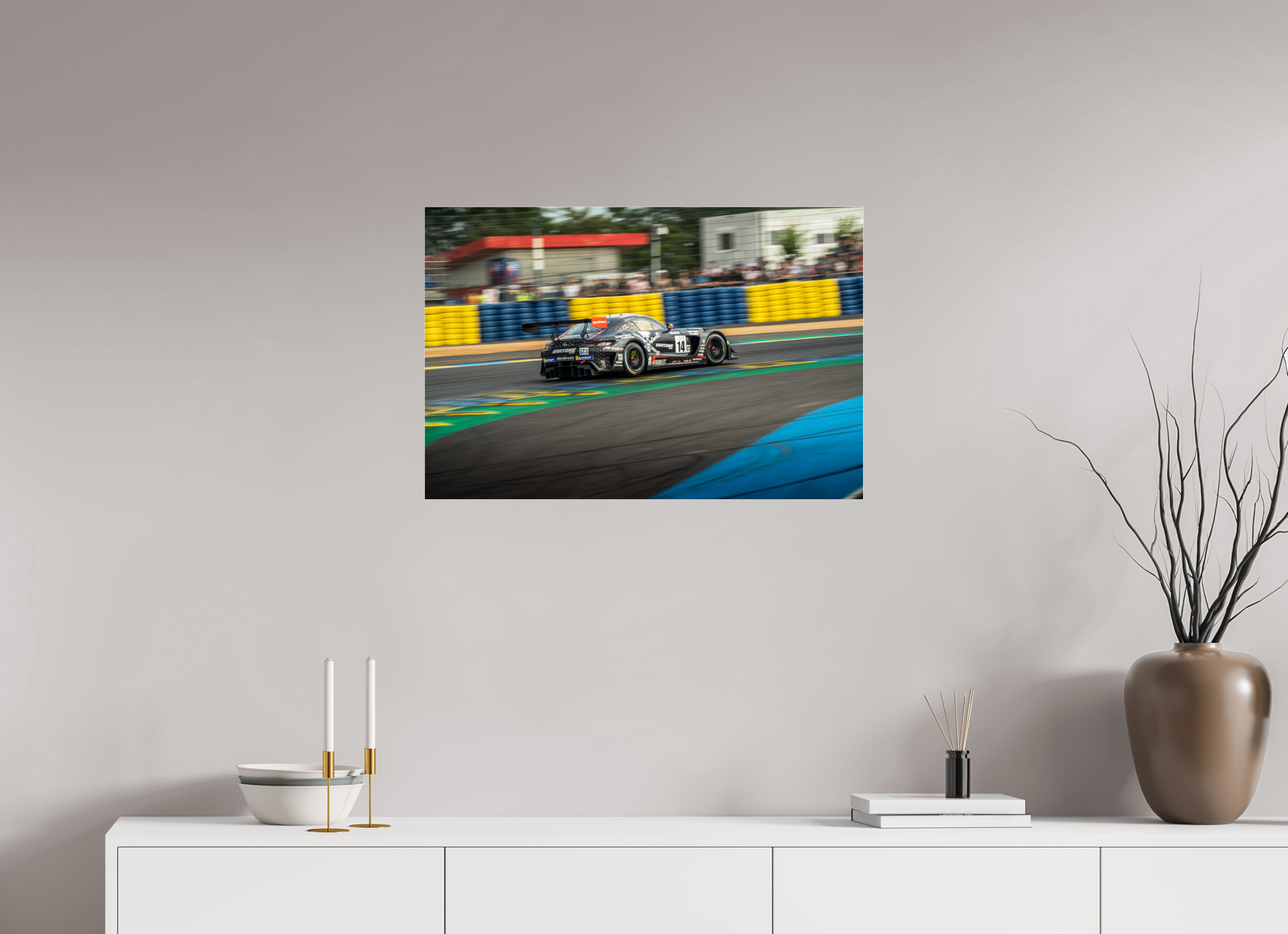 75 x 50 cm, Photo Print Under Acrylic Glass Photographie Murale - Mercedes GT3