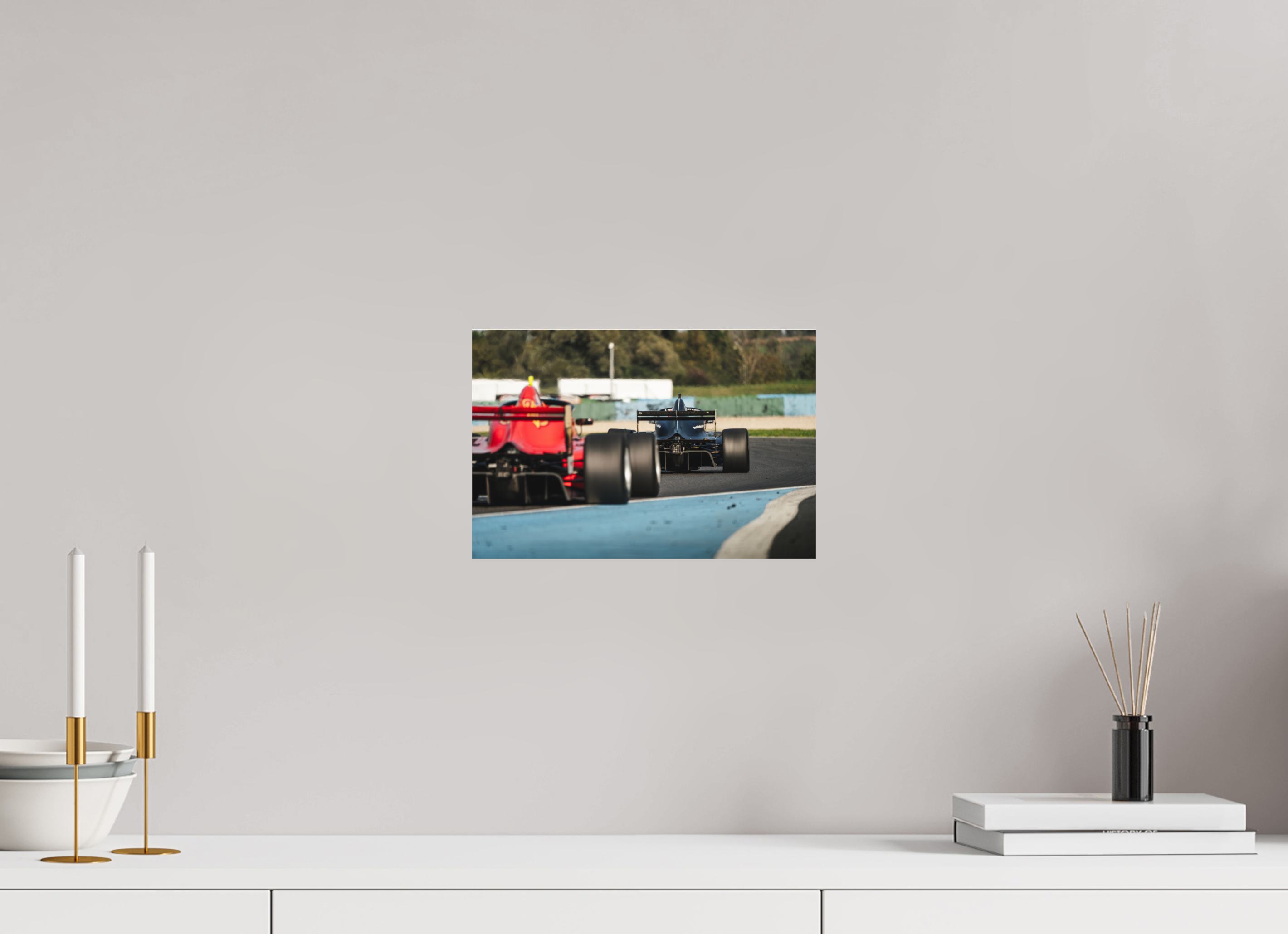30 x 20 cm, Photo Print Under Acrylic Glass Photographie Murale - Course Formula