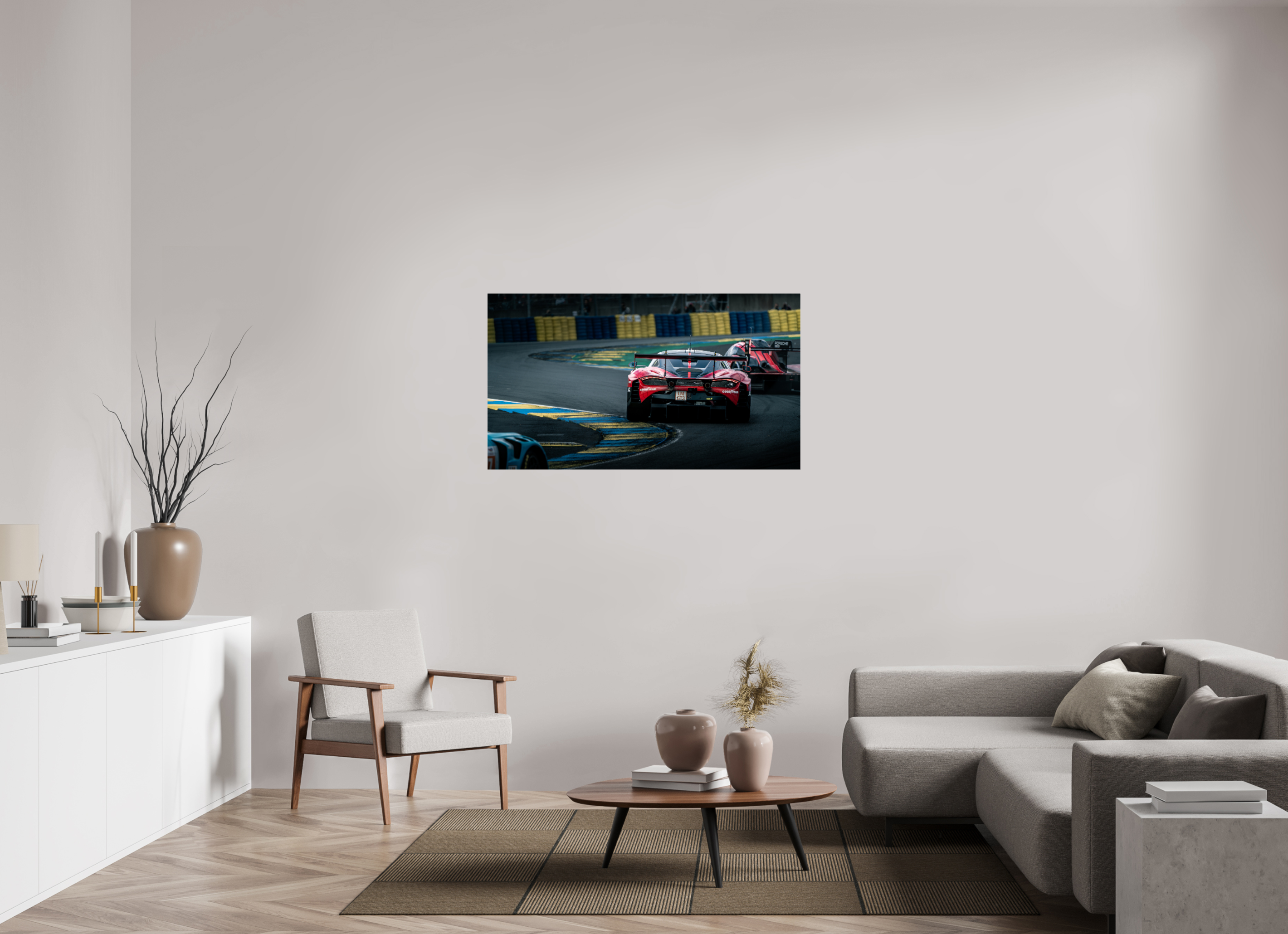 128 x 72 cm, Photo Print On Fuji Crystal DP II Photographie Murale - Mclaren 720s LMGT3 Evo