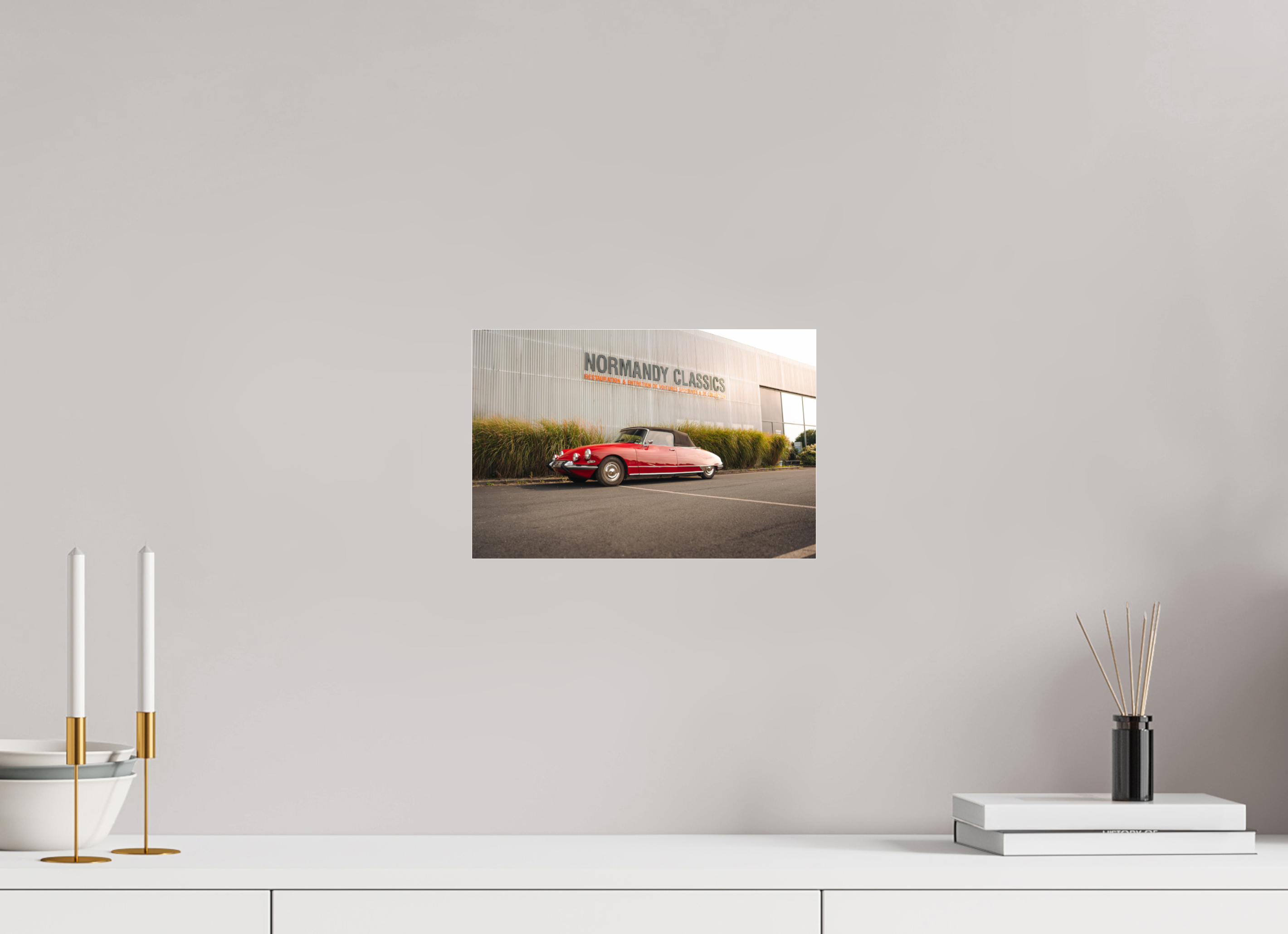30 x 20 cm, Photo Print Under Acrylic Glass Photographie Murale - DS 21 Cabriolet