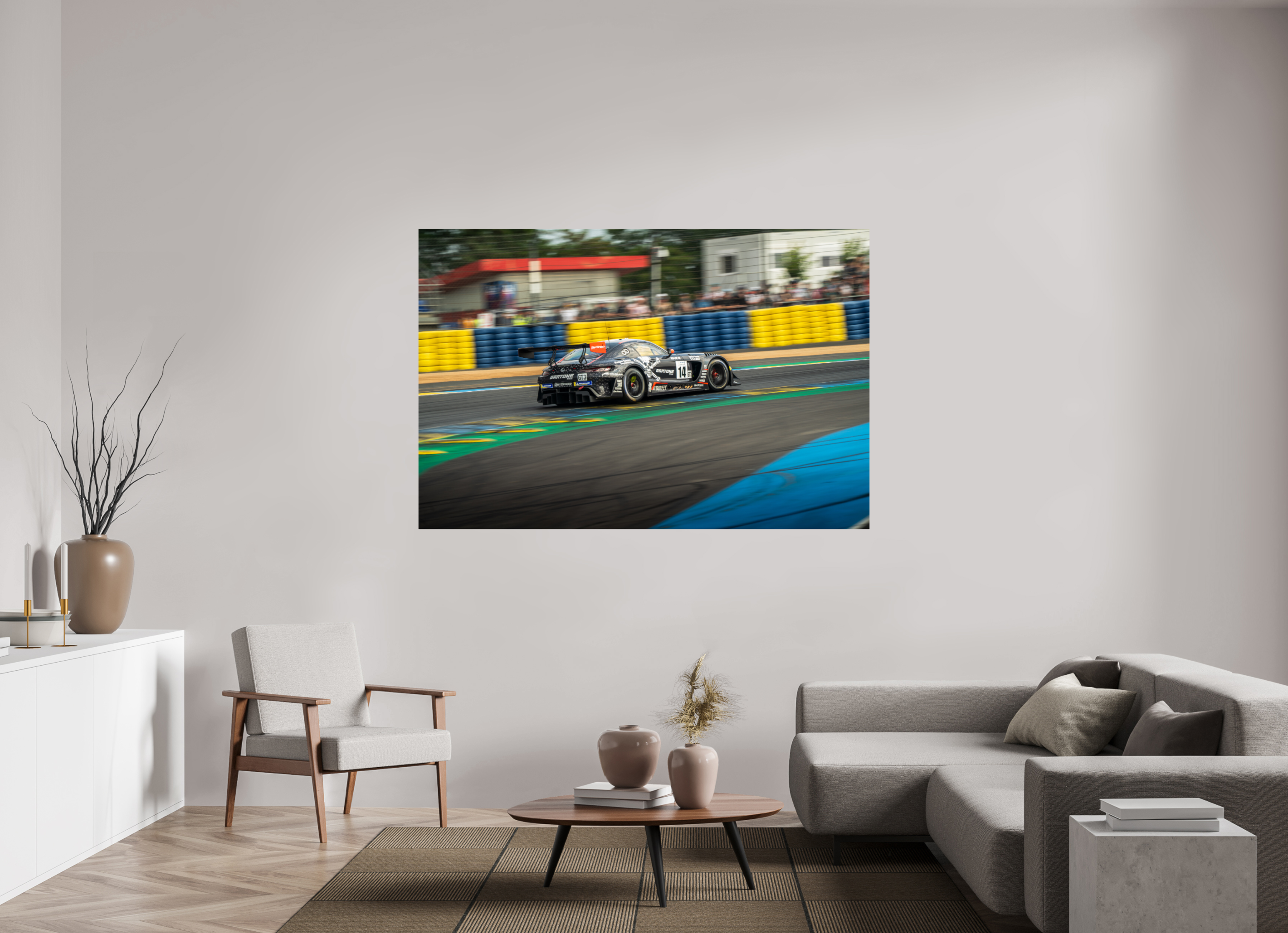 180 x 120 cm, Photo Print On Fuji Crystal DP II Photographie Murale - Mercedes GT3