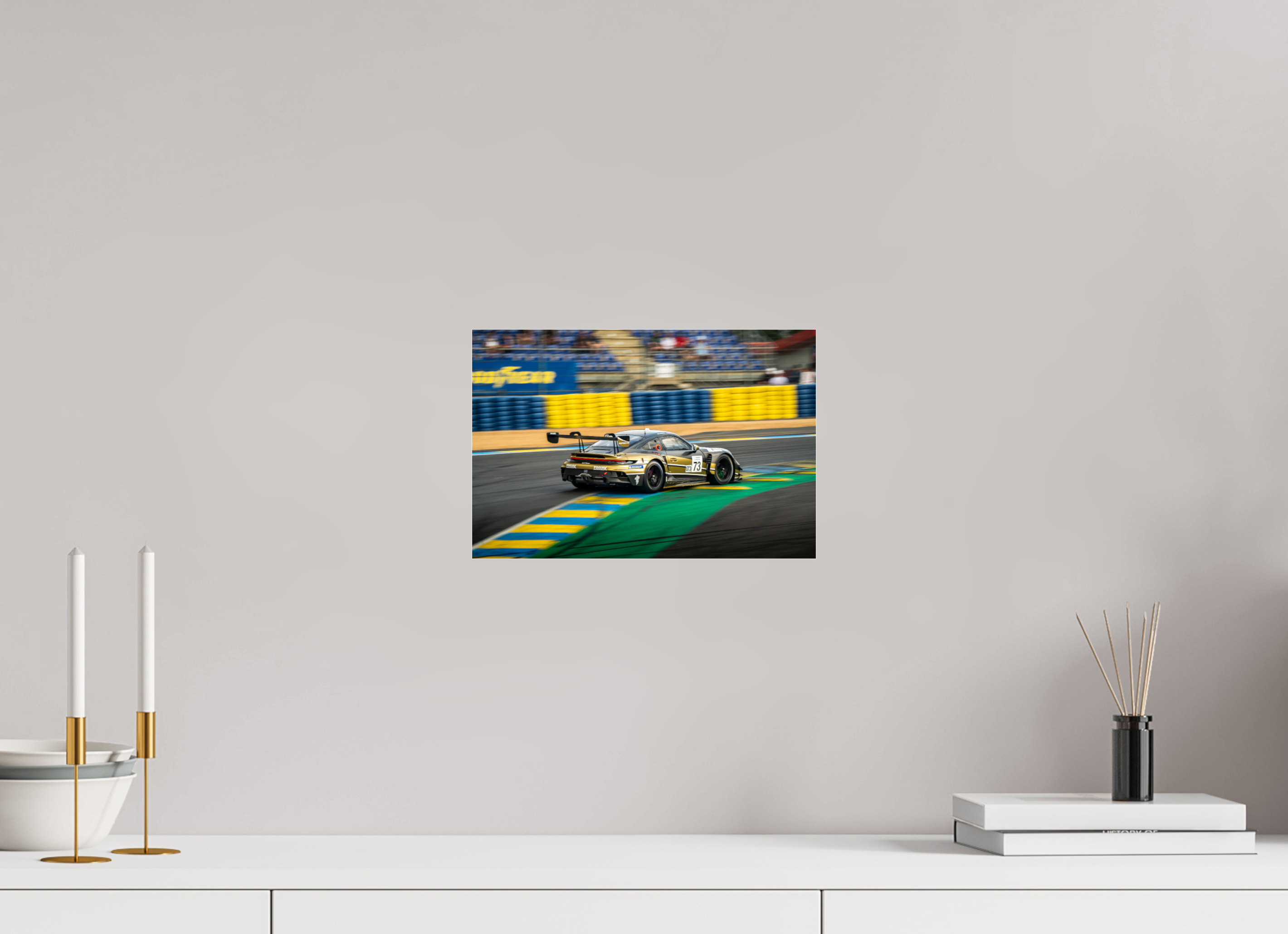 30 x 20 cm, Photo Print Under Acrylic Glass Photographie Murale - Porsche GT3