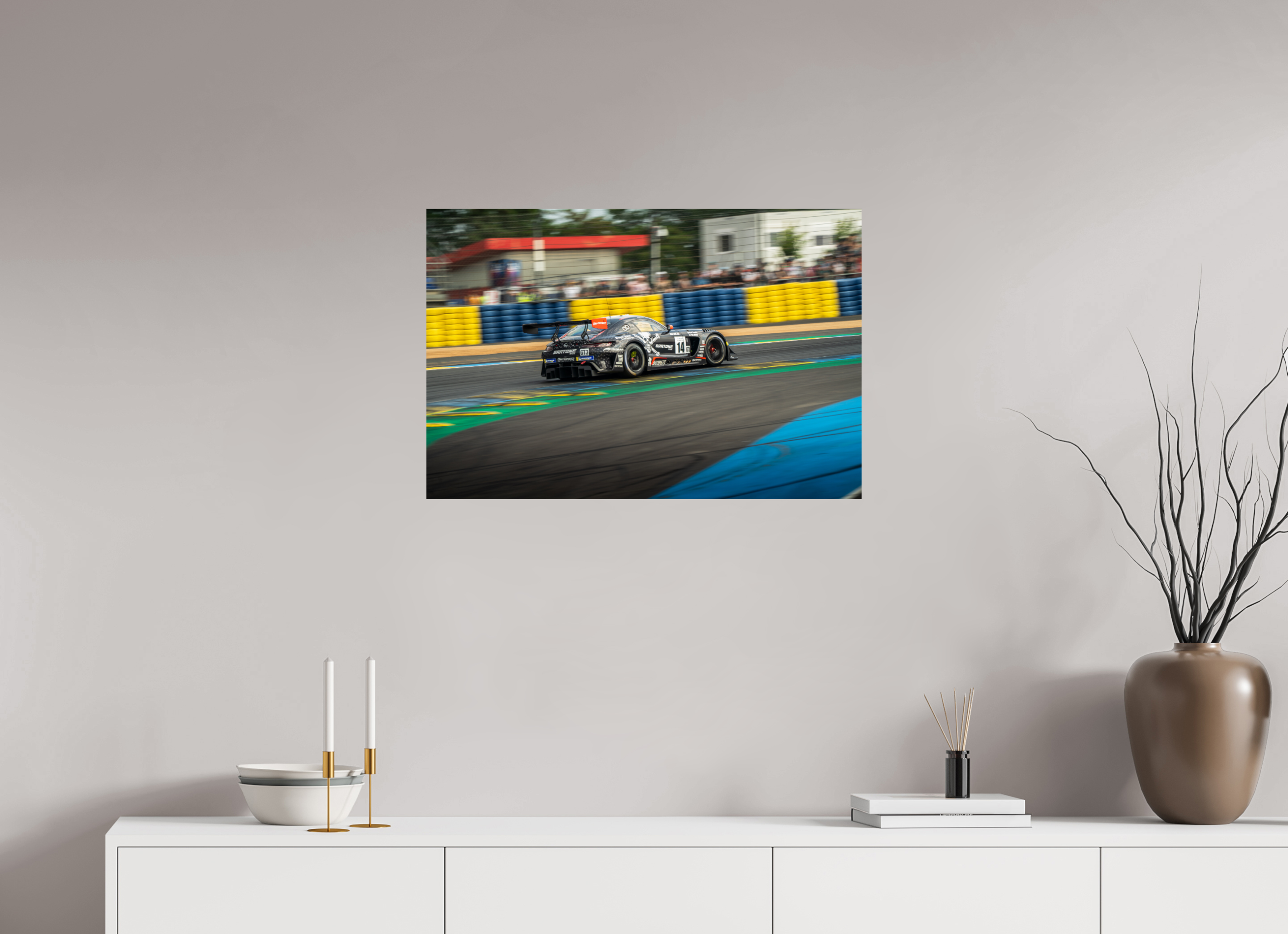 75 x 50 cm, Photo Print On Fuji Crystal DP II Photographie Murale - Mercedes GT3